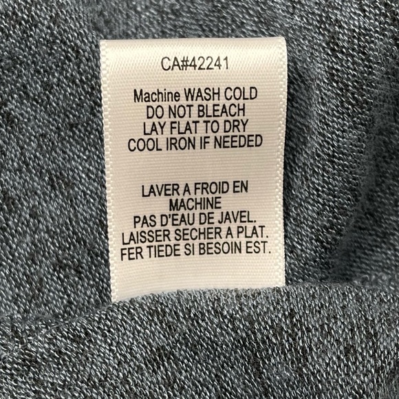 Young Fabulous & Broke Blue Marled Twist Front Soft Knit Top Size Large NWT - Picture 7 of 10